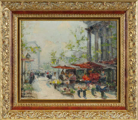 Лапшин Георгий Александрович. Цветочный рынок 